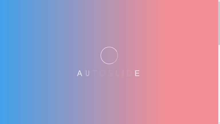 Capture d'écran de la page du site de AutoSlide