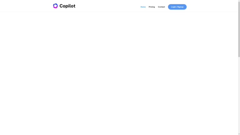 Capture d'écran de la page du site de Education CoPilot