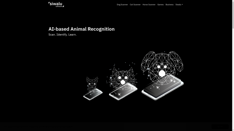 Capture d'écran de la page du site de Siwalu