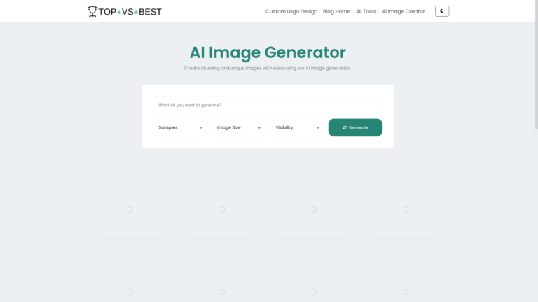 Capture d'écran de la page du site de Top VS Best