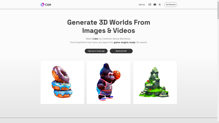 Capture d'écran de la page du site de CSM