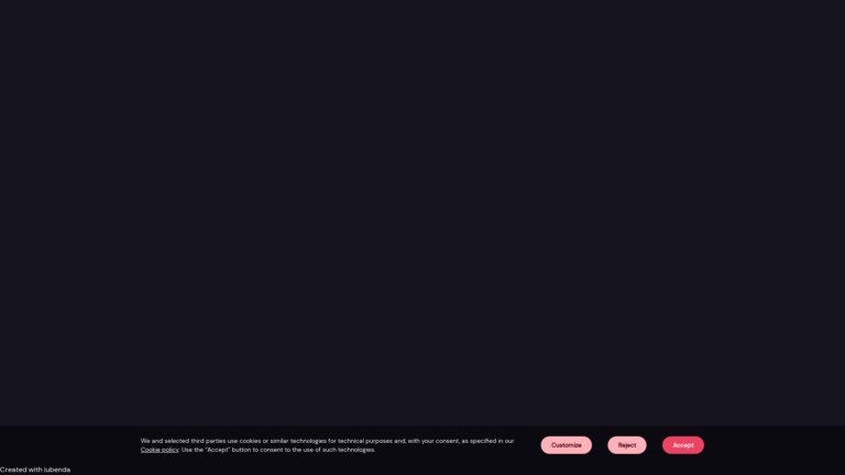 Capture d'écran de la page du site de Kinetix