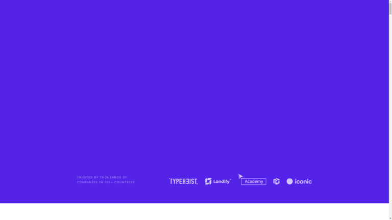 Capture d'écran de la page du site de Lemon Squeezy